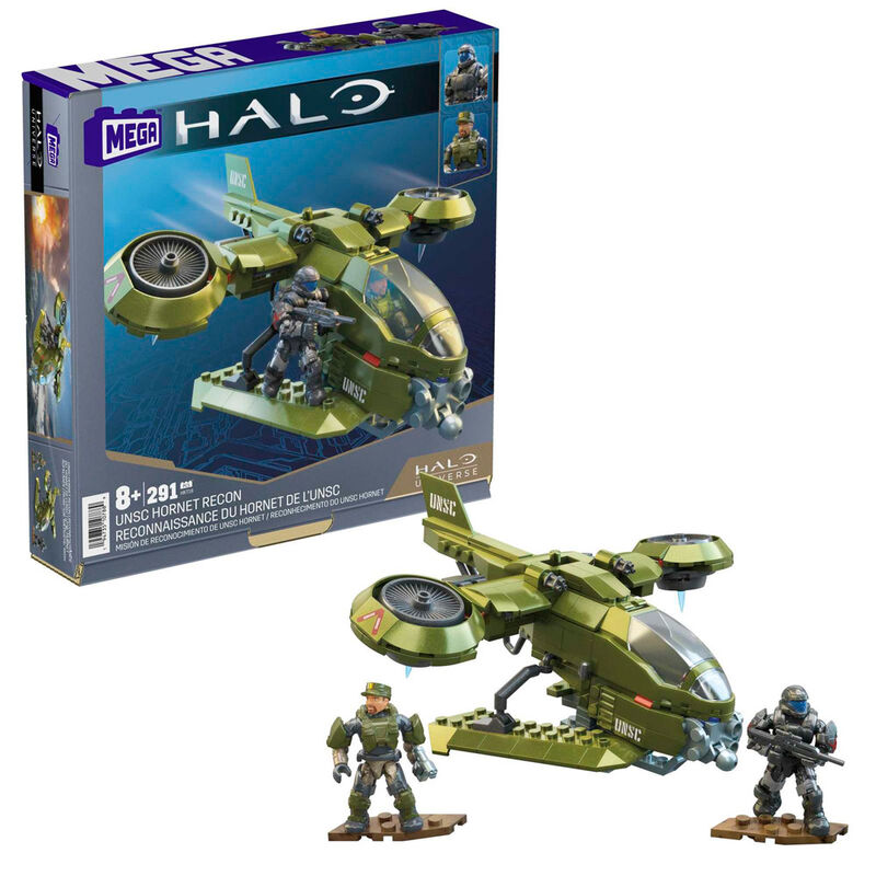 Kit Construccion Mega Contrux Unsc Hornet Recon Halo 290pzs de MATTEL - Frikibase.com