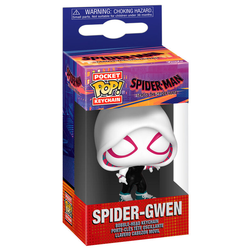 Llavero Pocket POP Marvel Spiderman Across the Spiderverse Spider-Gwen de FUNKO - Frikibase.com