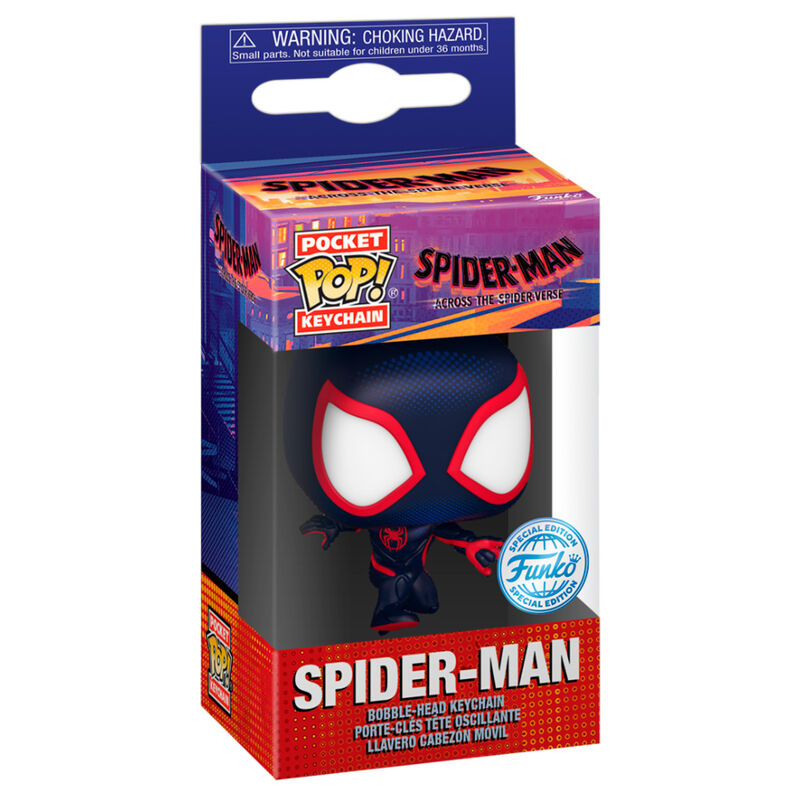 Llavero Pocket POP Marvel Spiderman Across the Spiderverse Spider-Man de FUNKO - Frikibase.com