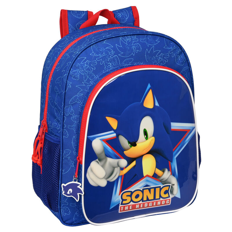 Mochila Lets Roll Sonic The Hedgehog 38cm adaptable de SAFTA - Frikibase.com