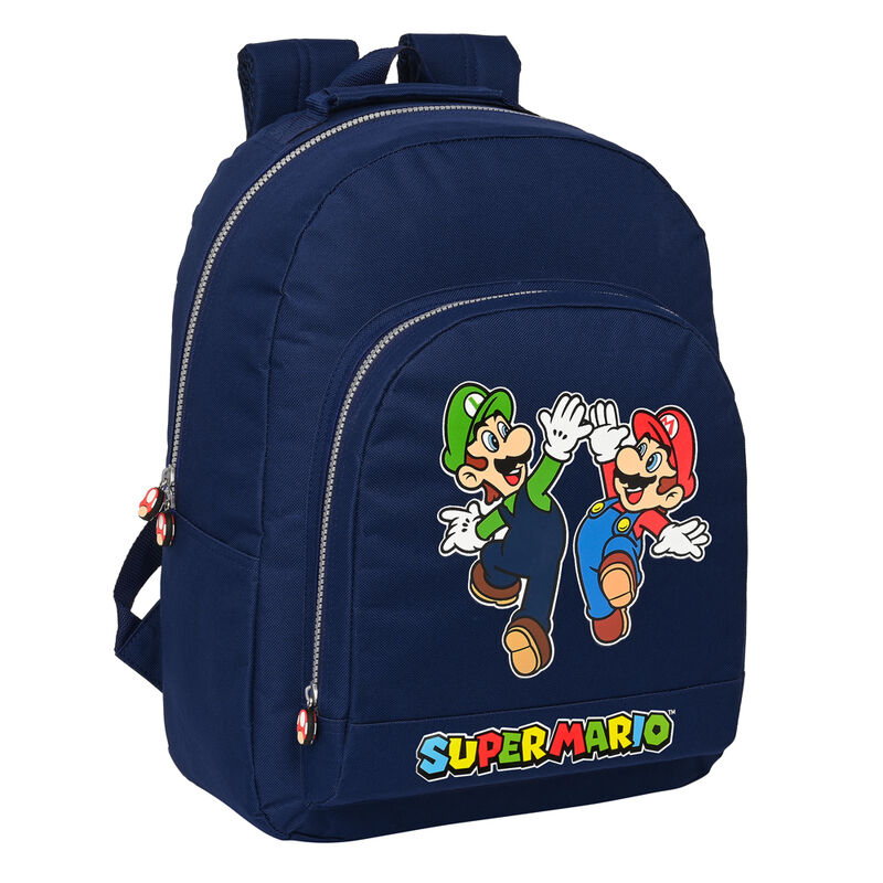 Mochila Super Mario Bros 42cm adaptable de SAFTA - Frikibase.com