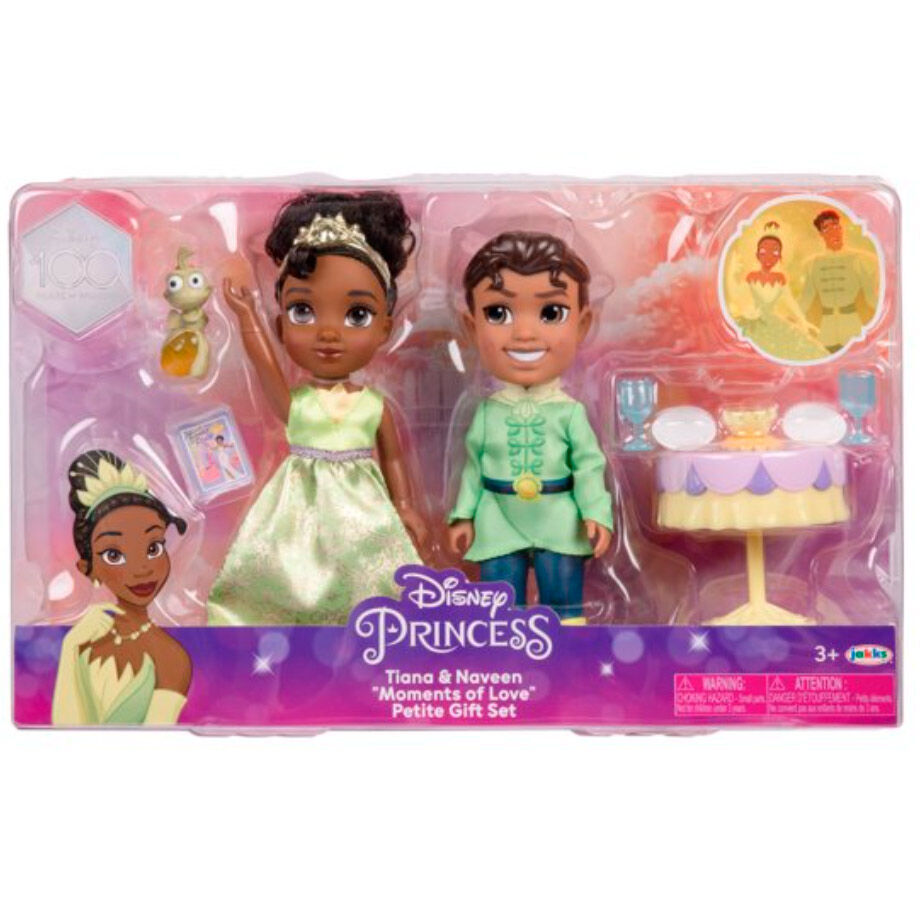 Muñeca Tiana + Naveen Tiana y el Sapo Disney 15cm de JAKKS PACIFIC - Frikibase.com