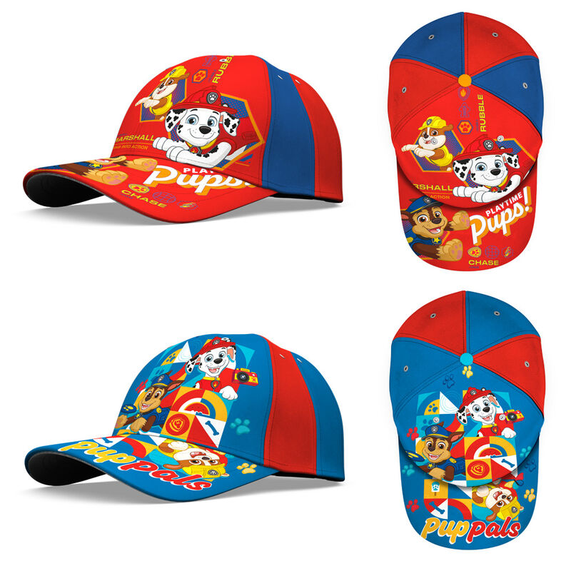 Pack 8 gorras Patrulla Canina Paw Patrol surtido de KIDS LICENSING - Frikibase.com