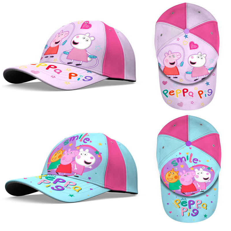 Pack 8 gorras Peppa Pig surtido de KIDS LICENSING - Frikibase.com