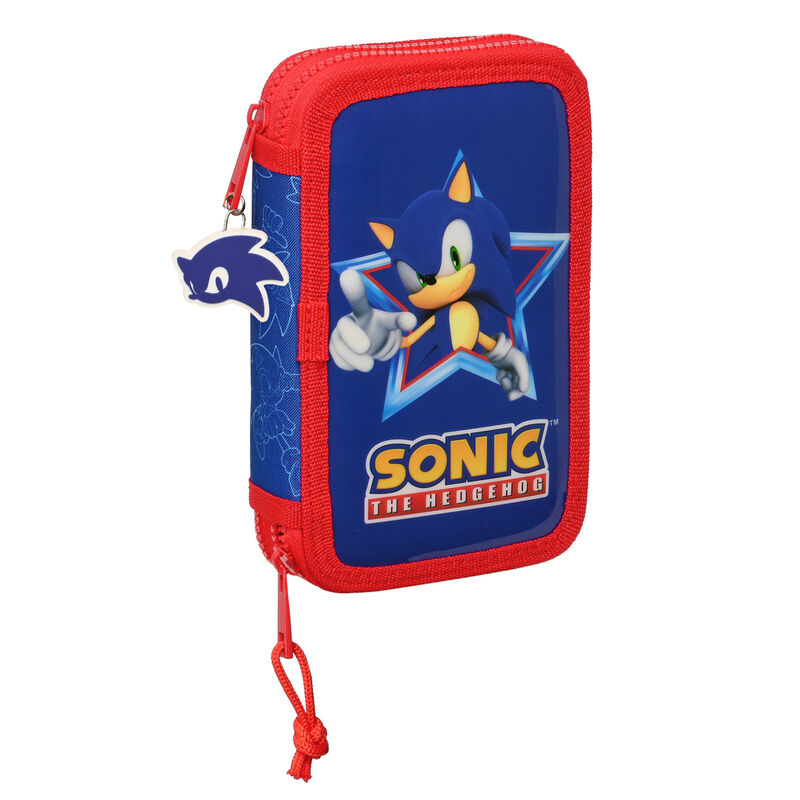 Plumier Lets Roll Sonic The Hedgehog doble 28pzs de SAFTA - Frikibase.com