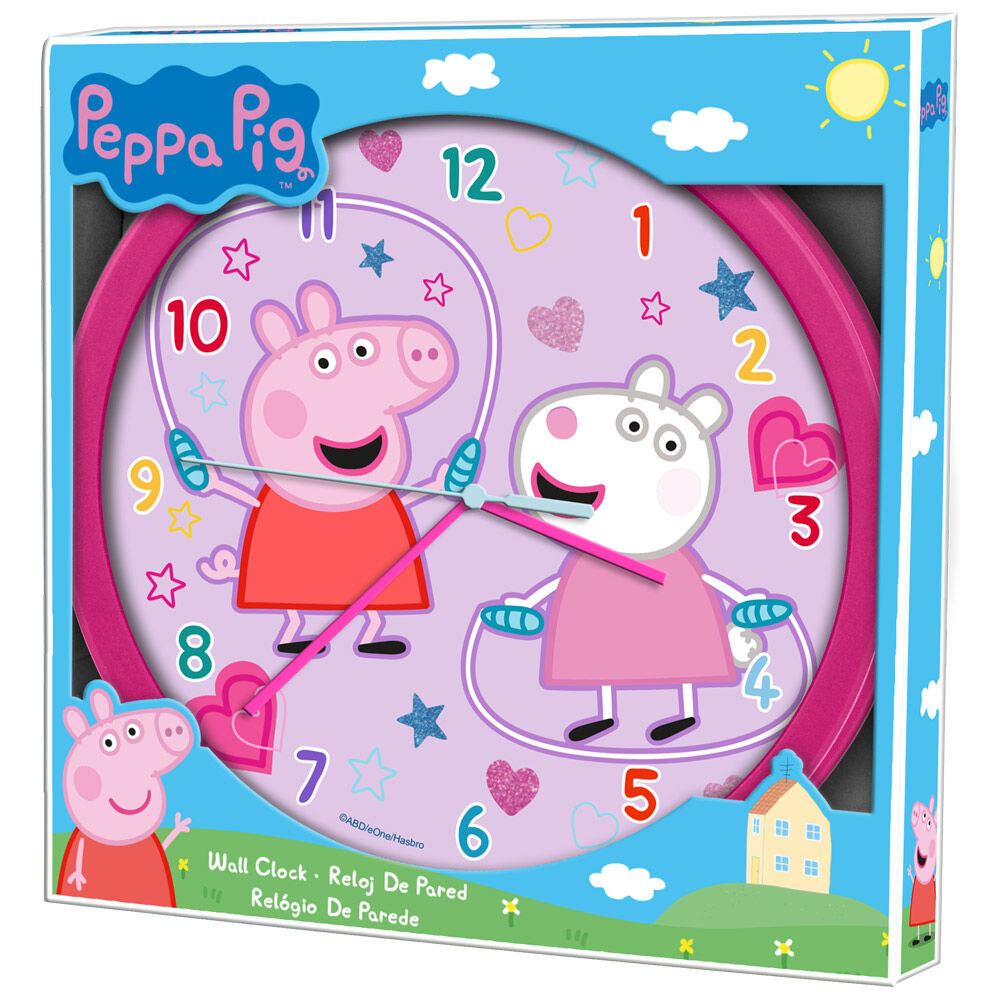 Reloj pared Peppa Pig de ASTLEY BAKER DAVIES - Frikibase.com