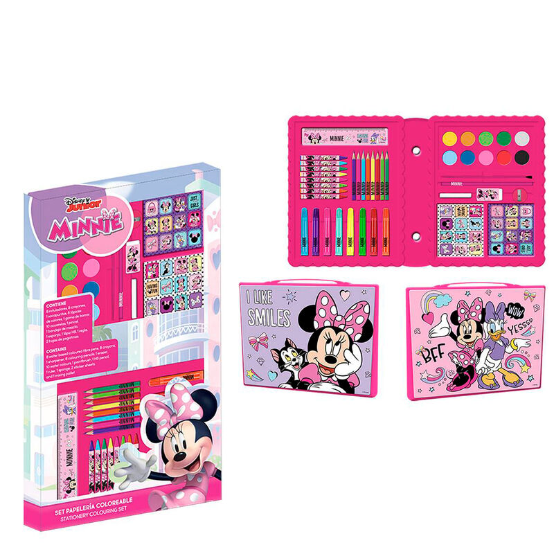 Set papeleria coloreable Minnie Disney de CERDÁ - Frikibase.com