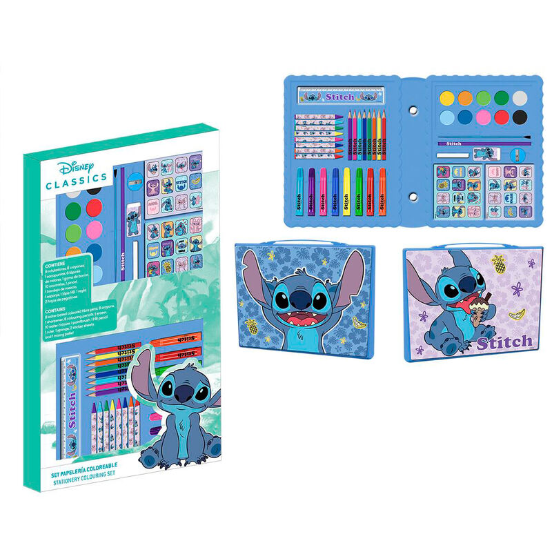 Set papeleria coloreable Stitch Disney de CERDÁ - Frikibase.com