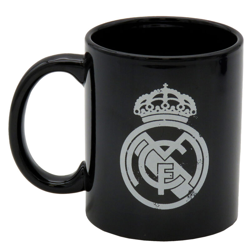 Taza Real Madrid negra 300ml de CYP BRANDS - Frikibase.com