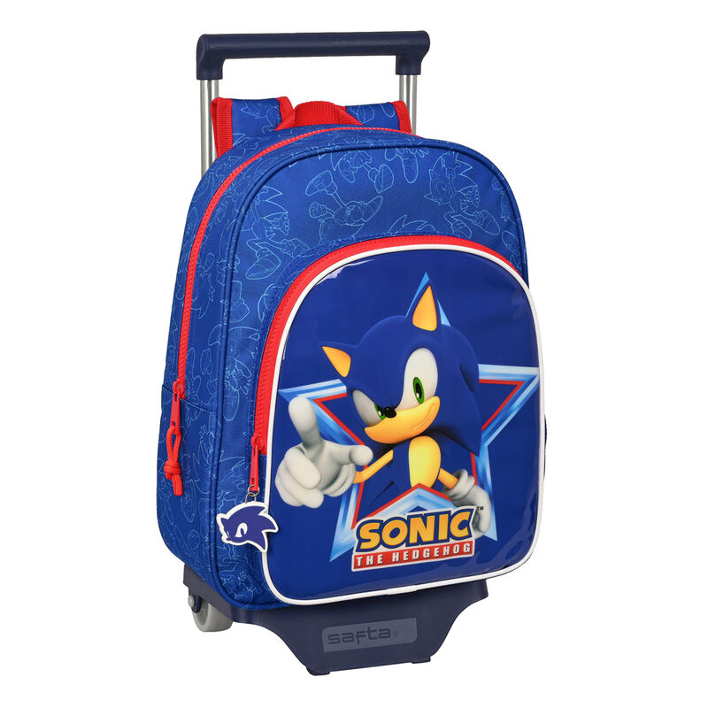 Trolley Lets Roll Sonic The Hedgehog 34cm de SAFTA - Frikibase.com