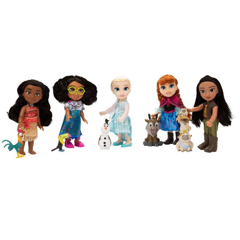 Blister 5 muñecas Princesas 100Th Anniversary Disney 15cm de JAKKS PACIFIC - Frikibase.com