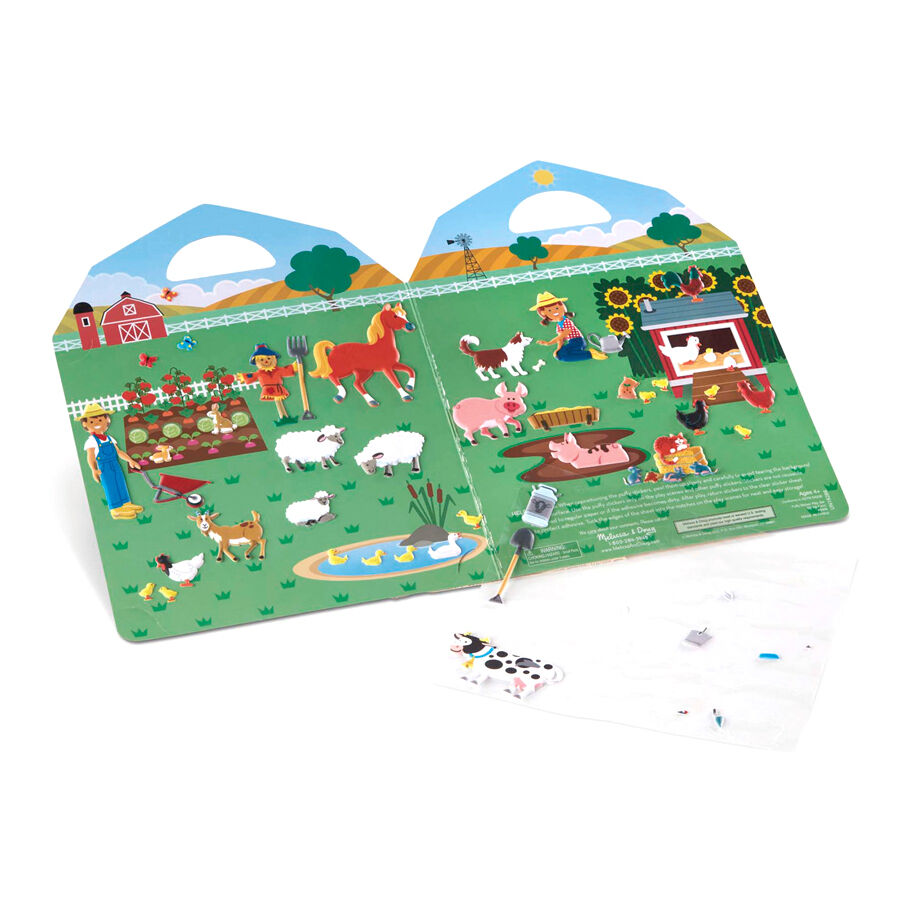 Bloc adhesivos Granja reutilizables de MELISSA AND DOUG - Frikibase.com