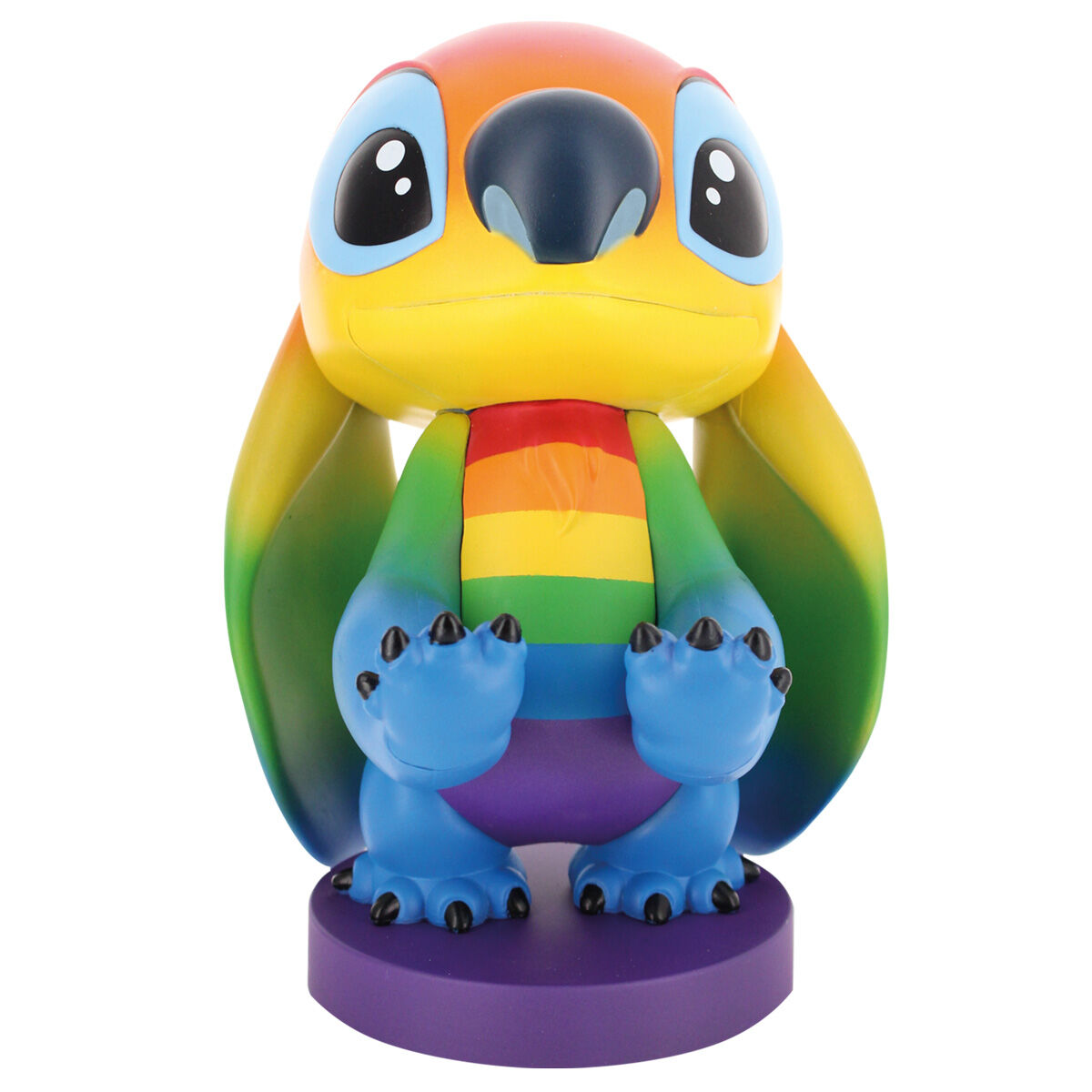 Cable Guy soporte sujecion figura Rainbow Stitch Disney 20cm de EXQUISITE GAMING - Frikibase.com