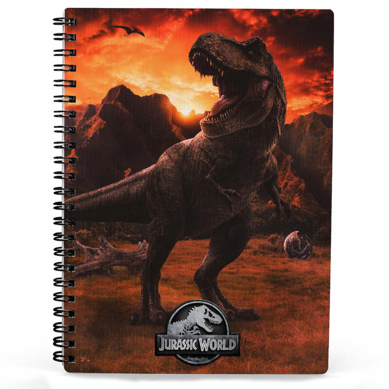 Cuaderno 3D InTo The Wild Jurassic World de SD TOYS - Frikibase.com