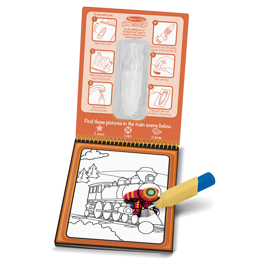 Cuaderno Vehiculos Water Wow de MELISSA AND DOUG - Frikibase.com