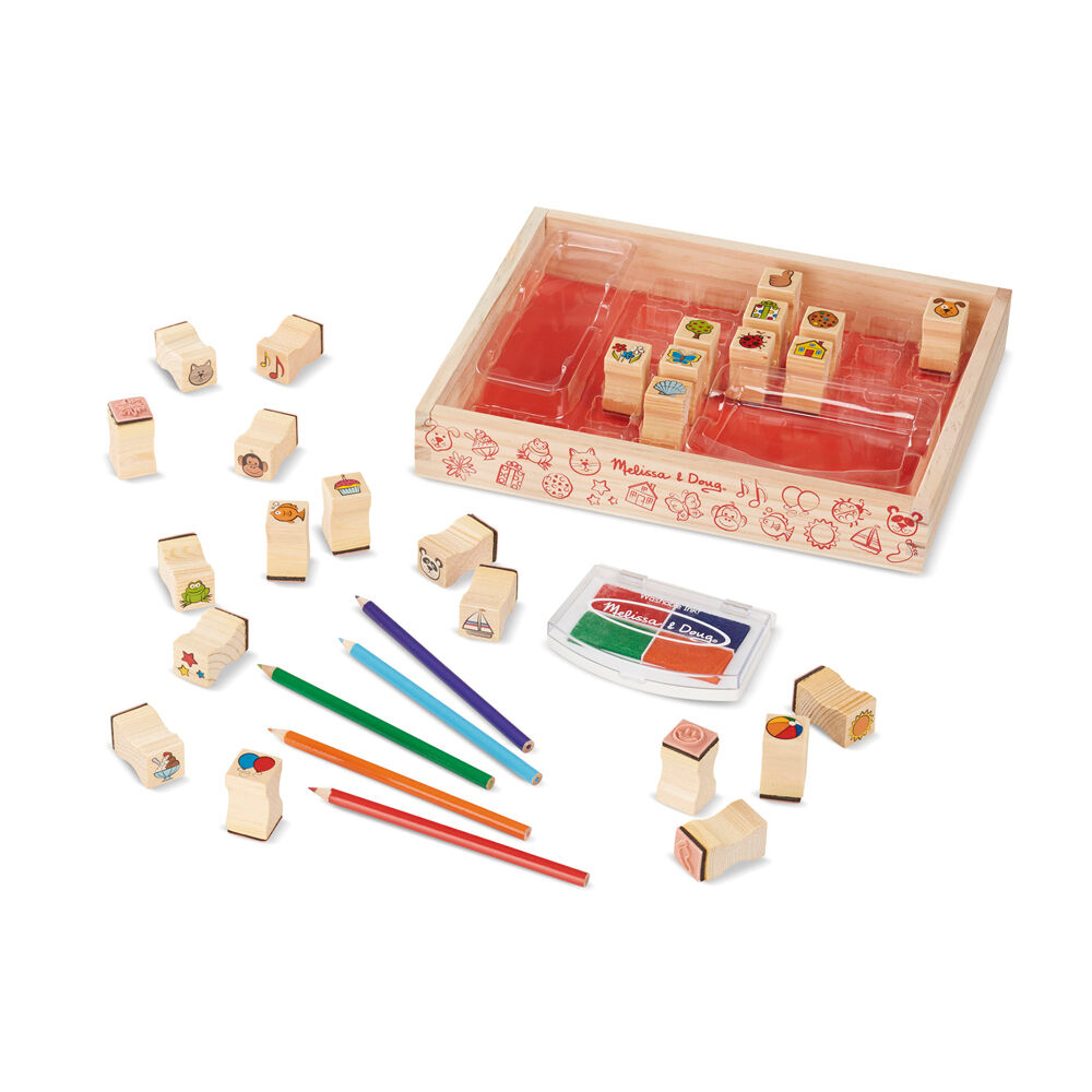 Juego de sellos cosas favoritas de MELISSA AND DOUG - Frikibase.com