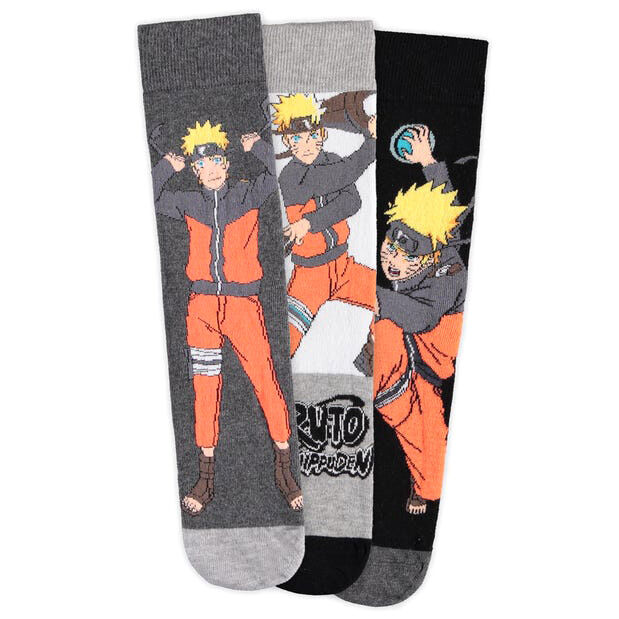 Pack 3 calcetines Naruto de DIFUZED - Frikibase.com