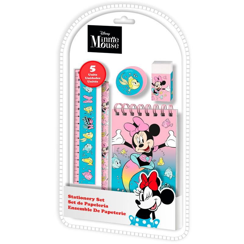 Set papeleria Minnie Disney 5pzs de KIDS LICENSING - Frikibase.com