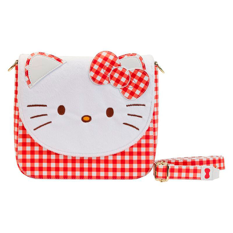 Bolso bandolera Gingham Hello Kitty Loungefly de LOUNGEFLY - Frikibase.com