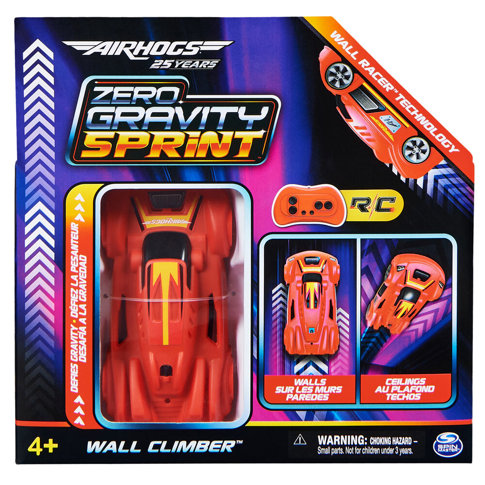 Coche Radio Control Wall Climber Zero Grativy Sprint Airhogs de SPIN MASTER - Frikibase.com