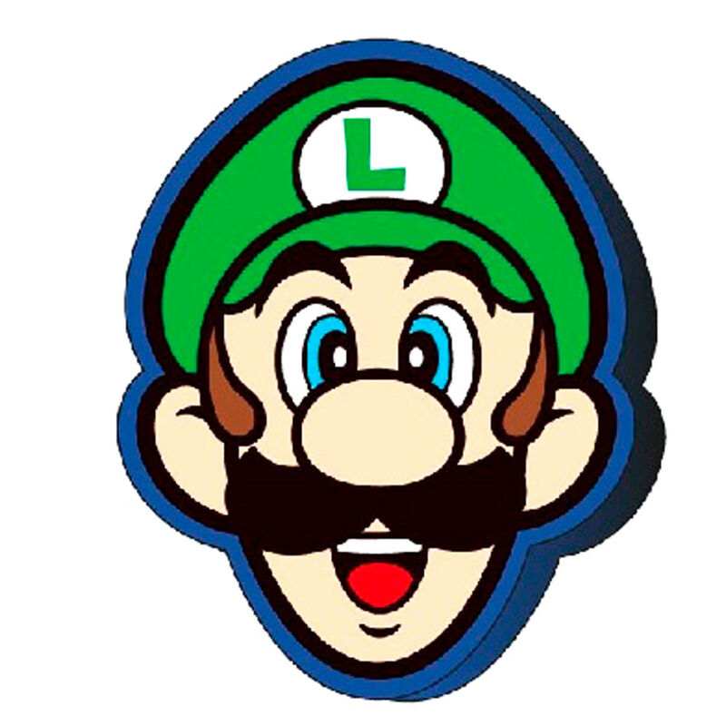 Cojin 3D Luigi Super Mario Bros