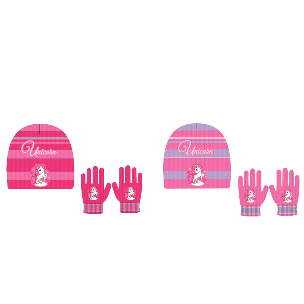 Set gorro y guantes Unicornio infantil infantil surtido de  - Frikibase.com