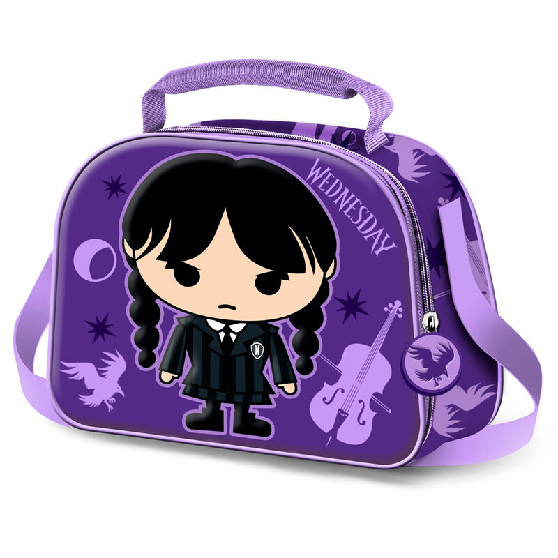 Bolsa portameriendas 3D Chibi Miercoles de KARACTERMANIA - Frikibase.com