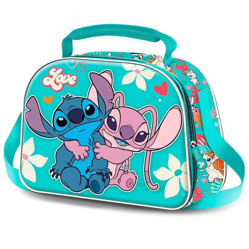 Bolsa portameriendas 3D Love Stitch Disney de KARACTERMANIA - Frikibase.com