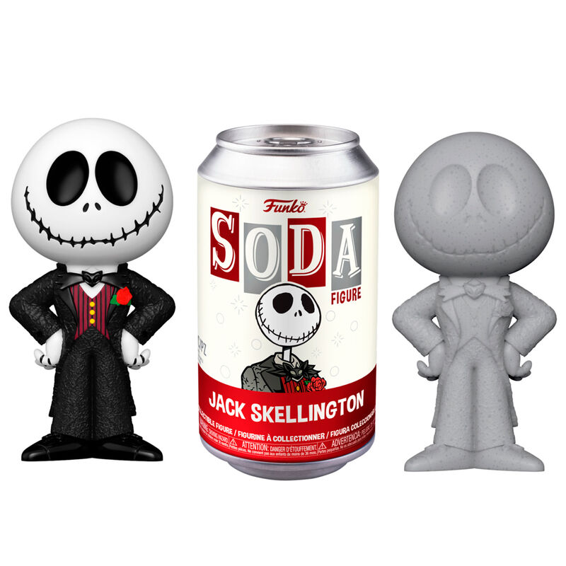 Figura Vinyl SODA Disney Pesadilla Antes de Navidad Jack Skellington 5 + 1 Chase de FUNKO - Frikibase.com