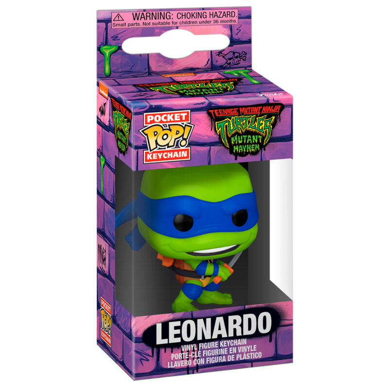 Llavero Pocket POP Tortugas Ninja Leonardo de FUNKO - Frikibase.com