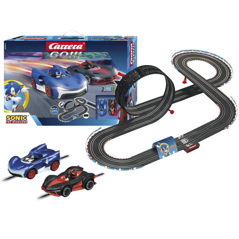 Circuito carreras Sonic + Shadow Sonic the Hedgehog Carrera GO!!! de CARRERA - Frikibase.com