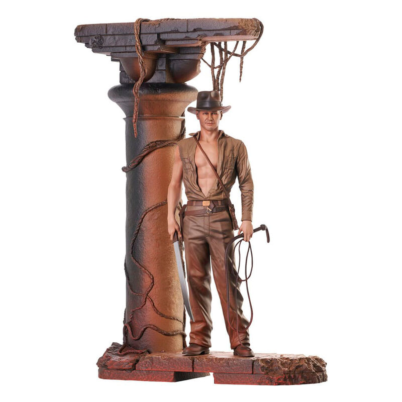 Figura Indiana Jones Premier Collection Indiana Jones y el Templo Maldito 38cm de DIAMOND SELECT - Frikibase.com