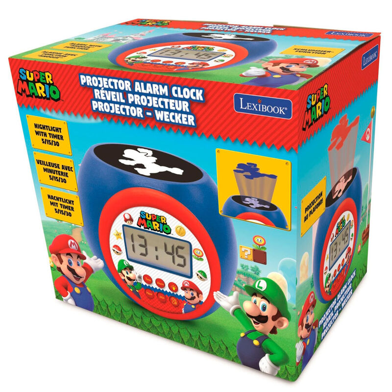 Reloj despertador Super Mario Bros de LEXIBOOK - Frikibase.com