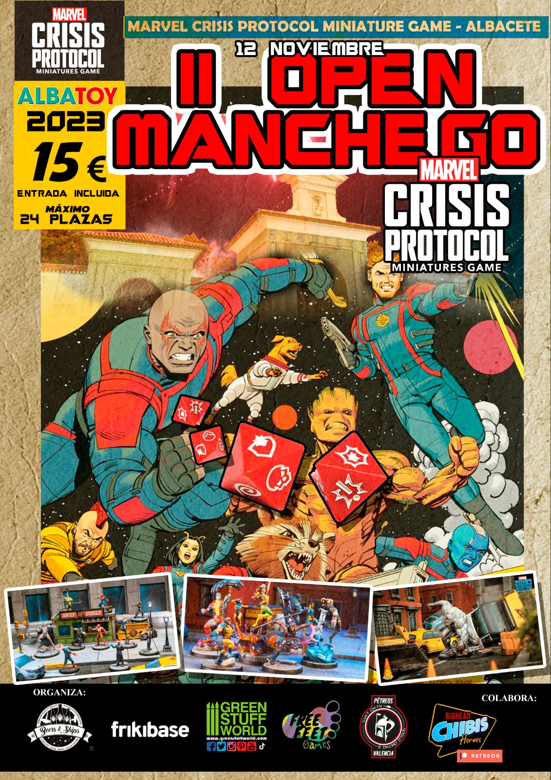 Open Manchego de Marvel Crisis Protocol Poster