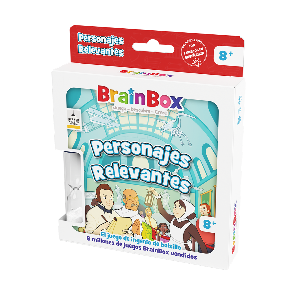 BrainBox Pocket Personajes Relevantes - Juego de Cartas - Frikibase.com