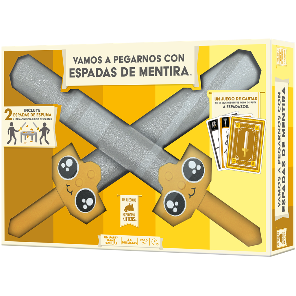 Vamos a pegarnos con espadas de mentira - Juego de tablero - Frikibase.com