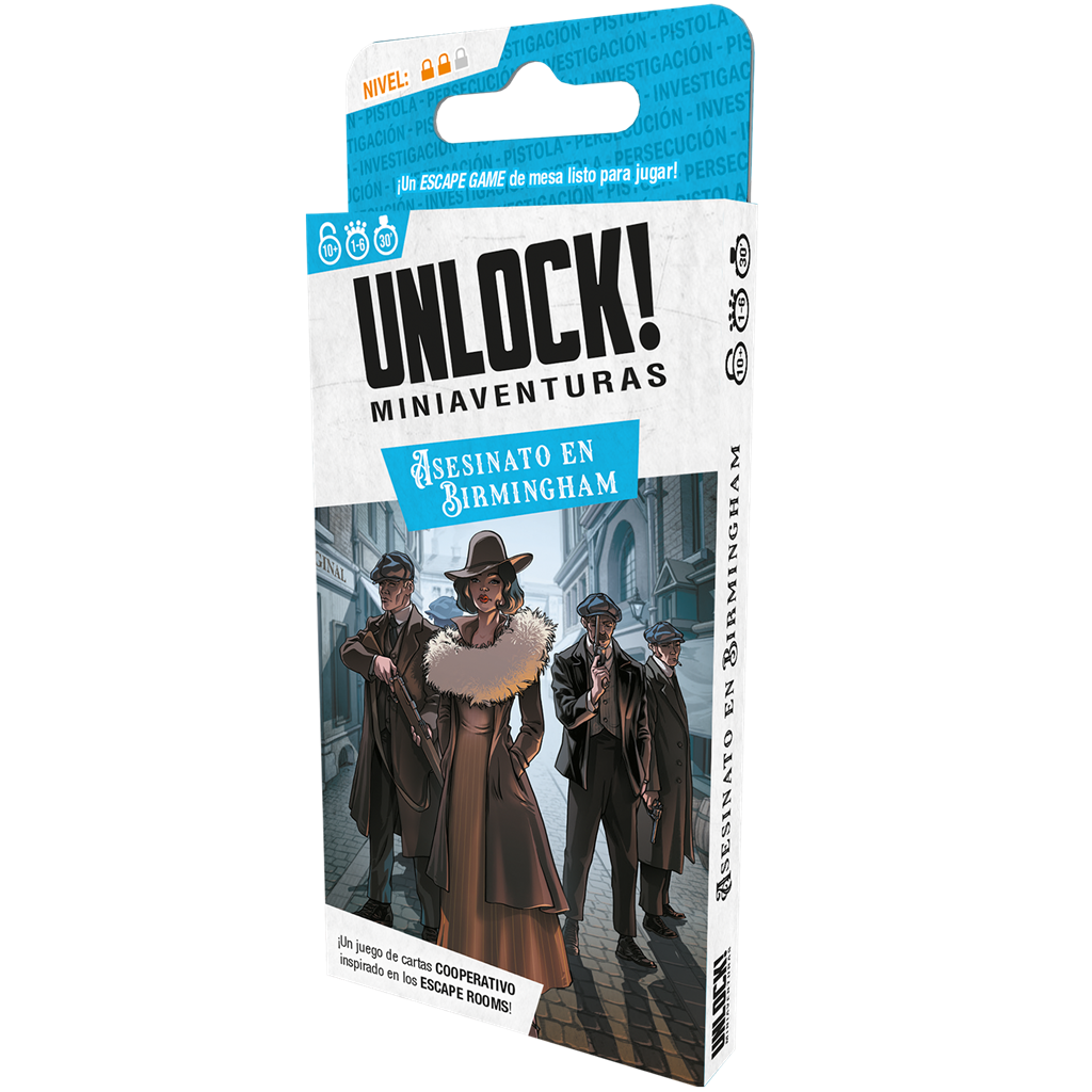 Unlock! Miniaventuras Asesinato en Birmingham - Juego de Cartas - Frikibase.com