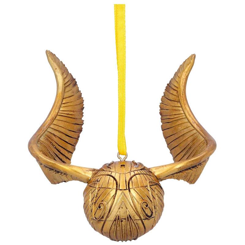 Adorno Navidad Snitch Dorada Harry Potter - Frikibase.com