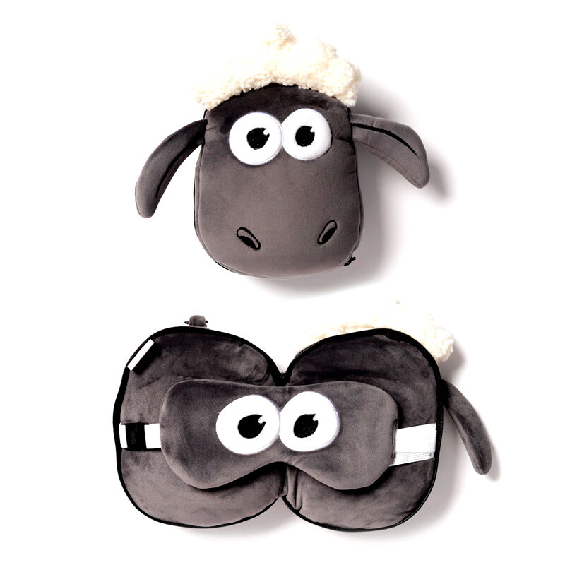 Almohada viaje antifaz La Oveja Shaun Relaxeazzz - Frikibase.com