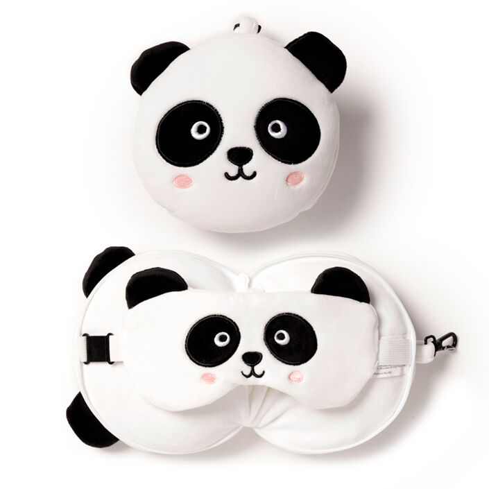 Almohada viaje antifaz Oso Panda Adoramals Relaxeazzz - Frikibase.com