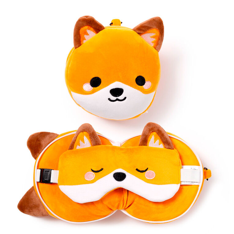 Almohada viaje antifaz Zorro Finnick Adoramals Relaxeazzz - Frikibase.com