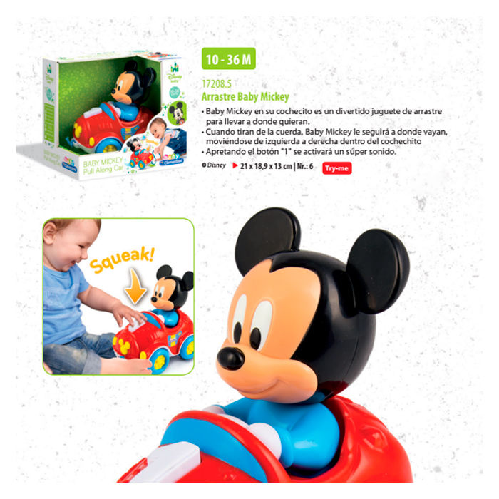 Arrastre Baby Mickey Disney - Frikibase.com