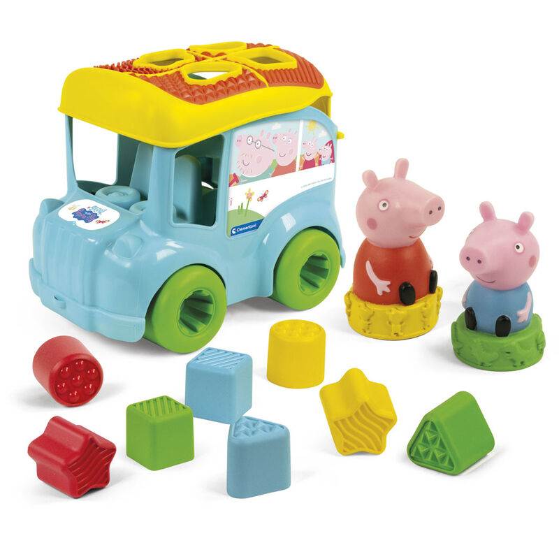 Autobus formas y colores Peppa Pig - Frikibase.com