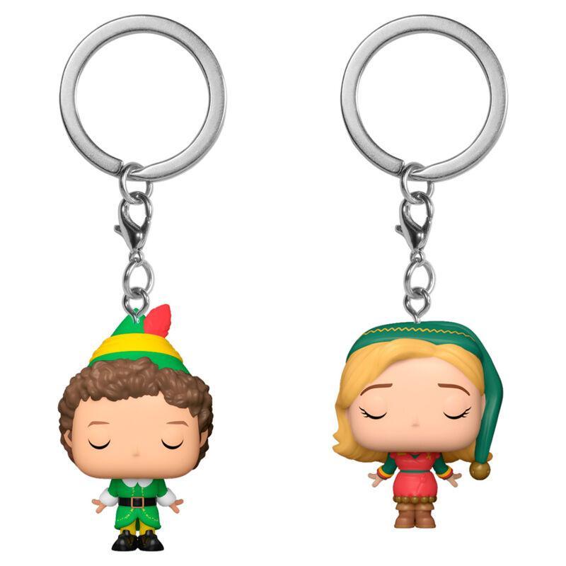 Blister 2 Llaveros Pocket POP Elf Buddy & Jovie - Frikibase.com