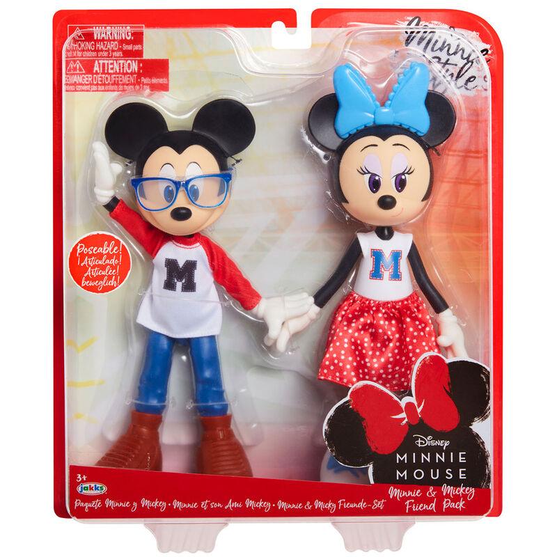 Blister 2 muñecas Minnie and Mickey Mouse 24cm - Frikibase.com