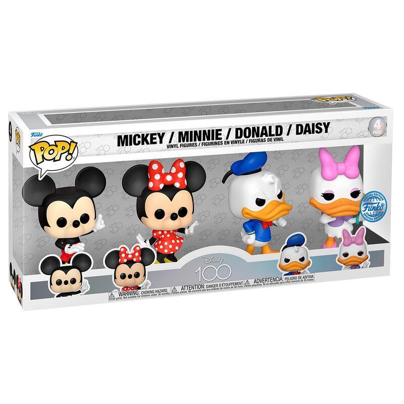 Blister 4 figuras POP Disney 100th Anniversary Disney Classic Exclusivo - Frikibase.com