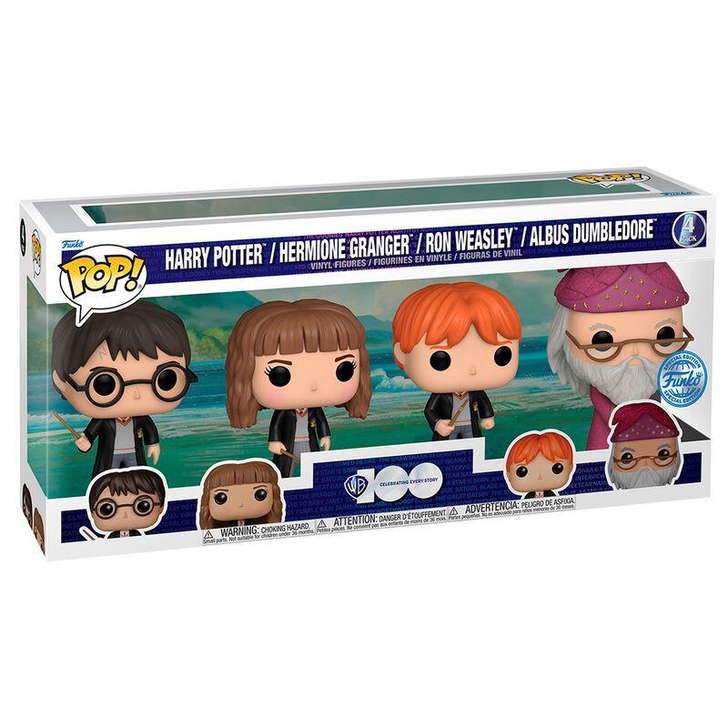 Blister 4 figuras POP Harry Potter Exclusivo - Frikibase.com