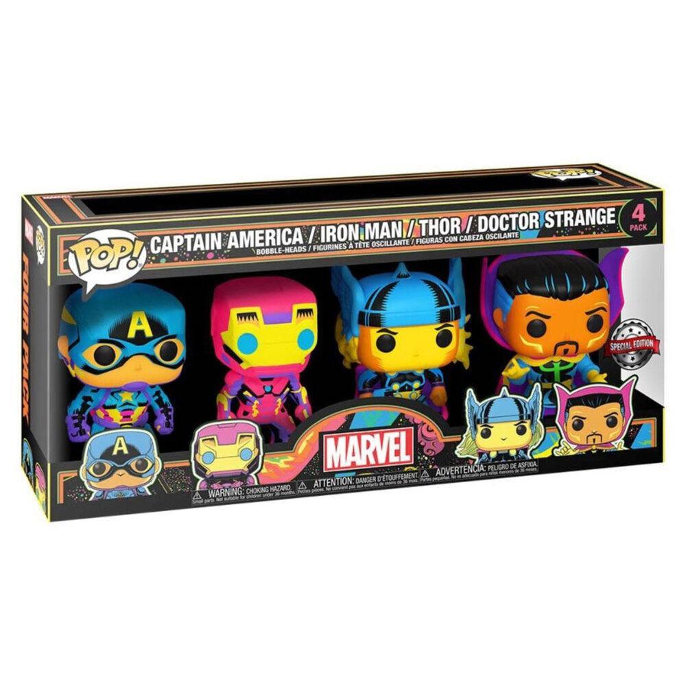 Blister 4 figuras POP Marvel Exclusivo - Frikibase.com