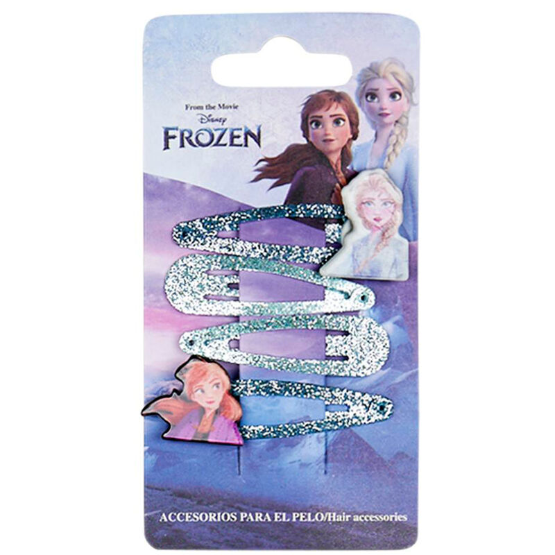 Blister 4 horquillas Frozen Disney - Frikibase.com