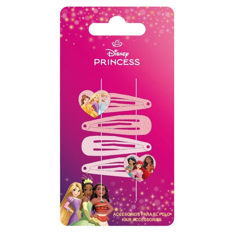 Blister 4 horquillas Princesas Disney - Frikibase.com